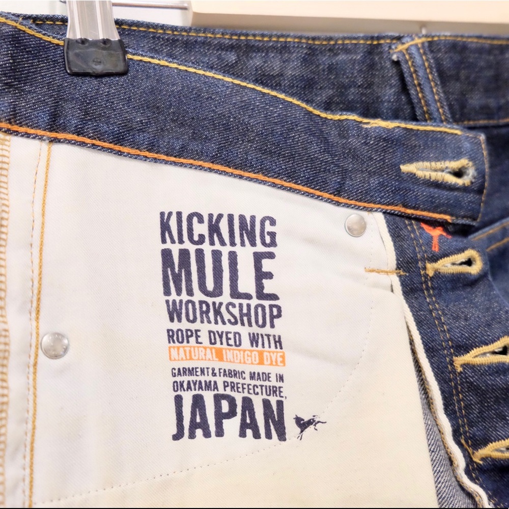 KICKING MULE LUXURY JAPANESE SELVEDGE DENIM JEANS